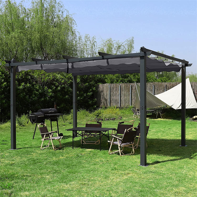 13 x 10 Ft 파티오 알루미늄 Pergola Shelte