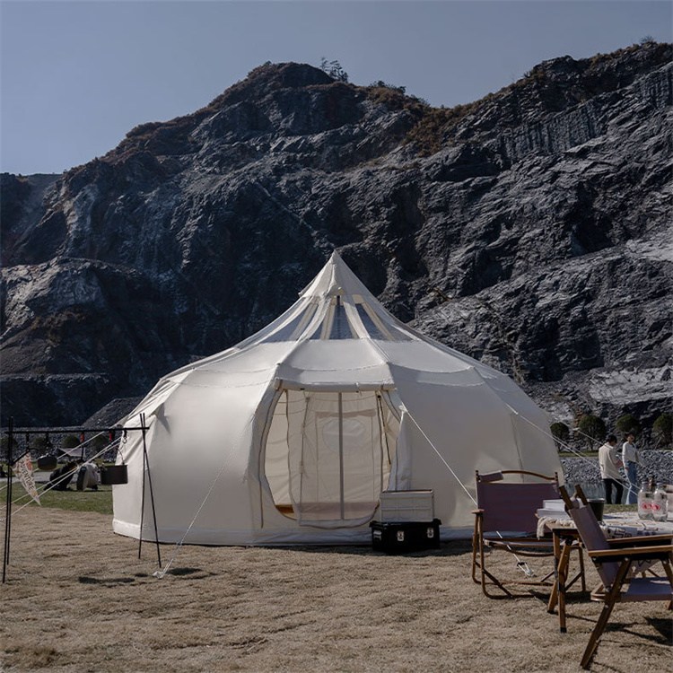 YMOUTDOOR 야외 캔버스 벨 텐트는 글램핑 사업에 어떤 이점을 제공합니까?