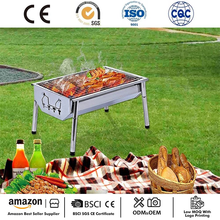 휴대용 바베큐 그릴 작은 캠핑 그릴