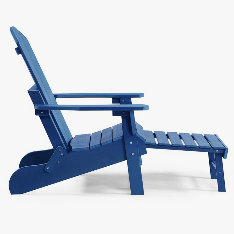오토만과 수지 접는 Adirondack 의자